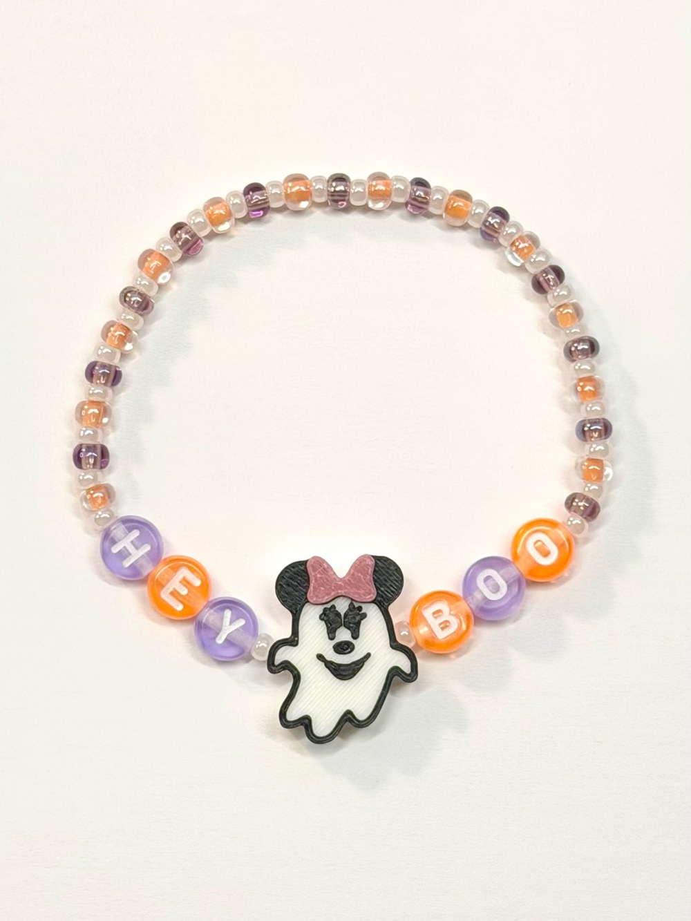 Hey Boo Mouse Ears Bracelet Ghost Mouse